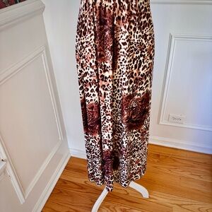 Vintage Cheetah Print Halter Bling Dress 🐆